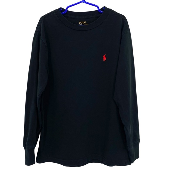 Polo Ralph Lauren Other - Polo Ralph Lauren Boys Long Sleeve Black T-Shirt Small